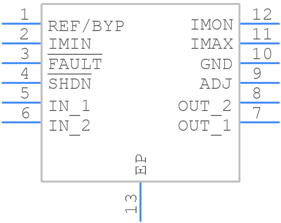 LT3050EMSE#PBF - Analog Devices - PCB symbol