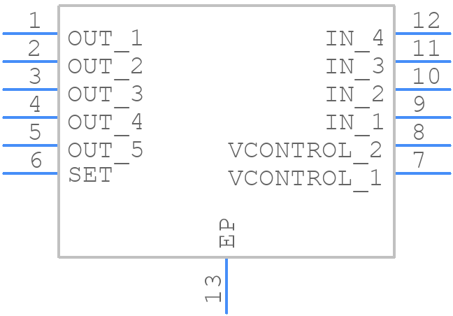 LT3083EDF#PBF - Analog Devices - PCB symbol