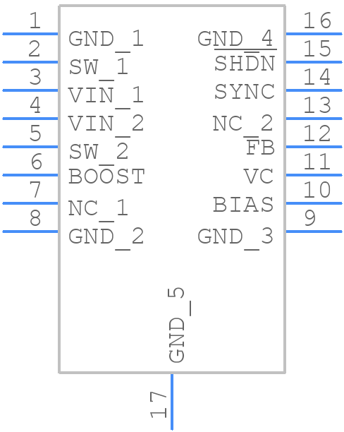 LT3430IFE#PBF - Analog Devices - PCB symbol