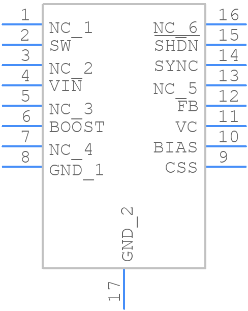 LT3437EFE#PBF - Analog Devices - PCB symbol