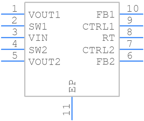 LT3466EDD-1#PBF - Analog Devices - PCB symbol
