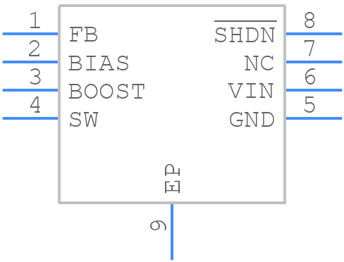 LT3470EDDB#TRMPBF - Analog Devices - PCB symbol