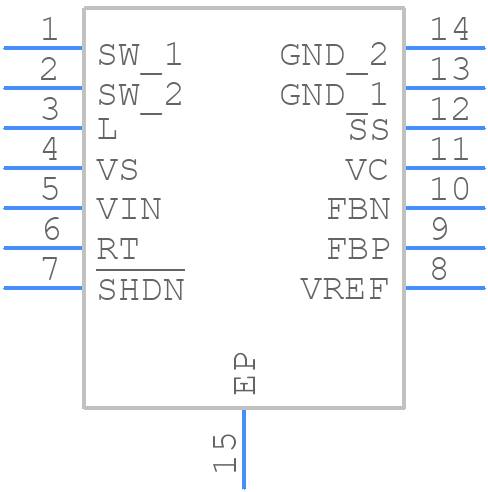 LT3479EDE#PBF - Analog Devices - PCB symbol