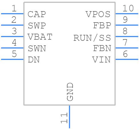 LT3487EDD#PBF - Analog Devices - PCB symbol