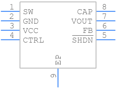 LT3494EDDB#TRMPBF - Analog Devices - PCB symbol