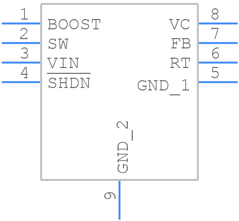 LT3505EDD#PBF - Analog Devices - PCB symbol