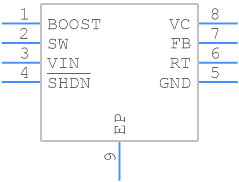 LT3505IDD#PBF - Analog Devices - PCB symbol