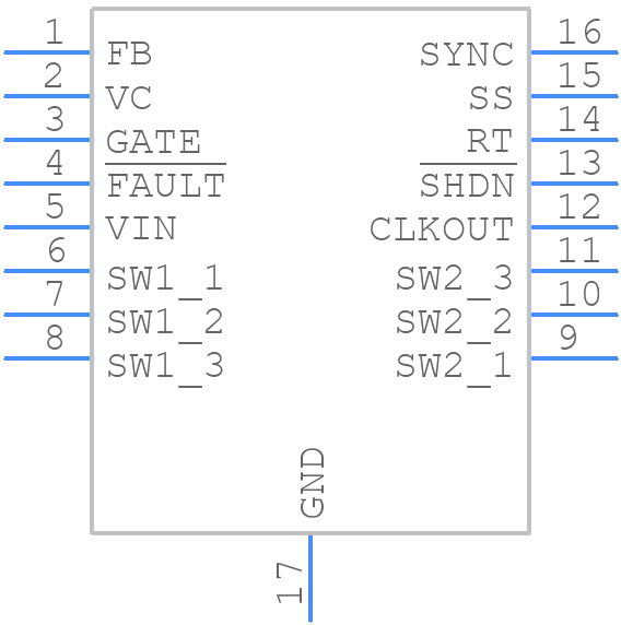 LT3581EMSE#PBF - Analog Devices - PCB symbol