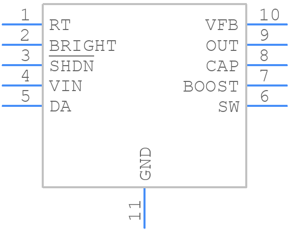 LT3592EMSE#PBF - Analog Devices - PCB symbol