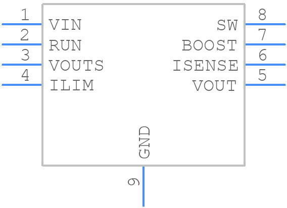 LT3663EMS8E#PBF - Analog Devices - PCB symbol