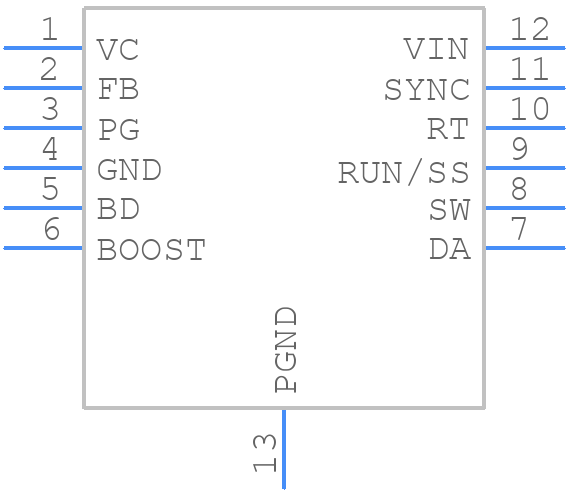 LT3682EDD#PBF - Analog Devices - PCB symbol