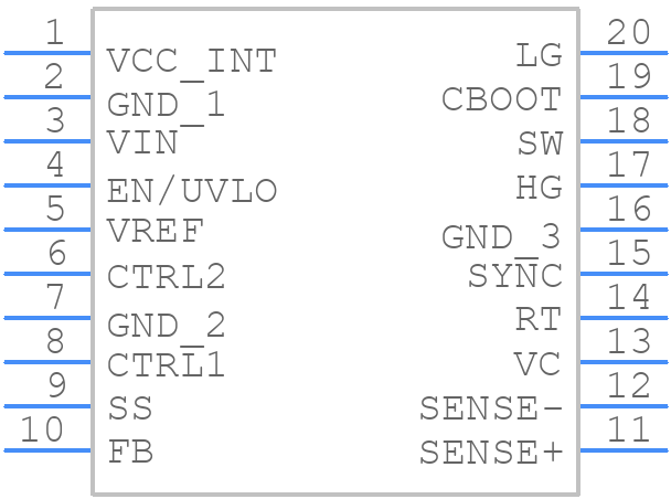 LT3741EFE#PBF - Analog Devices - PCB symbol