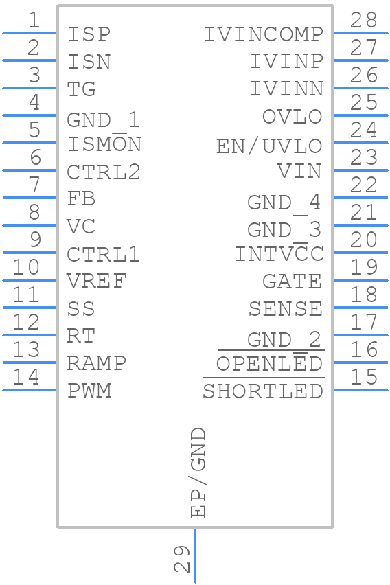 LT3795EFE#PBF - Analog Devices - PCB symbol