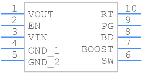 LT3970EMS-5#PBF - Analog Devices - PCB symbol
