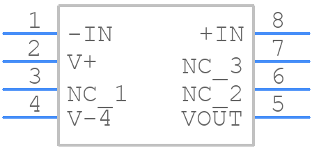 LT6105IMS8#PBF - Analog Devices - PCB symbol