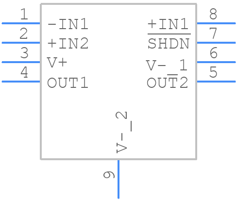 LT6350IDD#PBF - Analog Devices - PCB symbol