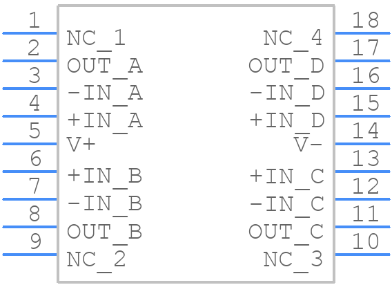 LTC1053CSW#PBF - Analog Devices - PCB symbol