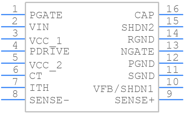 LTC1149CS#PBF - Analog Devices - PCB symbol