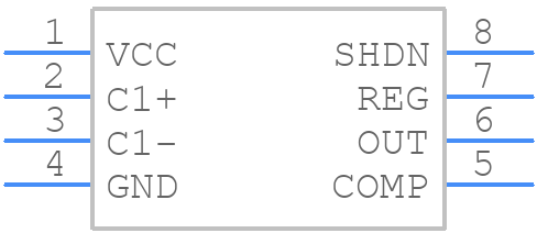 LTC1261CS8#PBF - Analog Devices - PCB symbol