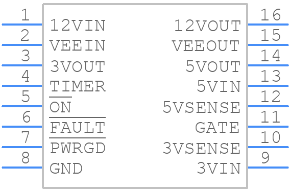 LTC1643ALCGN#PBF - Analog Devices - PCB symbol