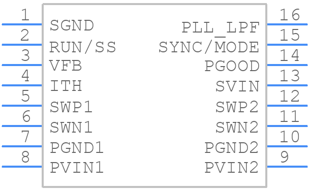 LTC1879EGN#PBF - Analog Devices - PCB symbol