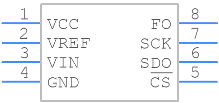 LTC2400IS8#PBF - Analog Devices - PCB symbol