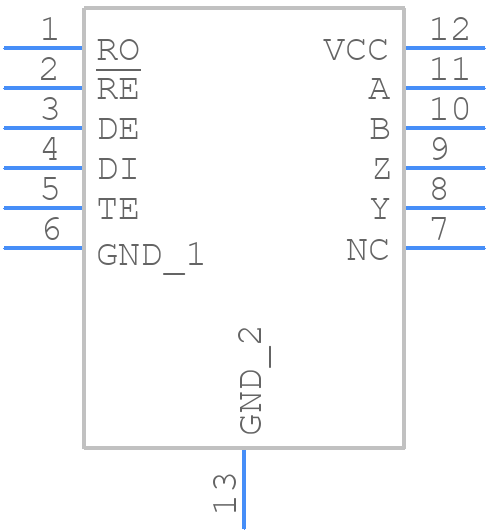 LTC2855IDE#PBF - Analog Devices - PCB symbol