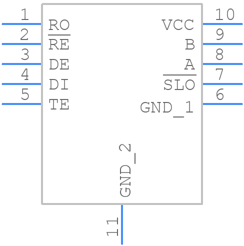 LTC2859CDD#PBF - Analog Devices - PCB symbol