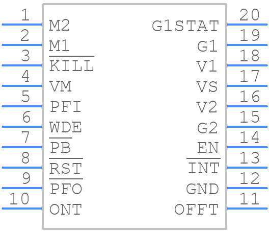 LTC2952IF#PBF - Analog Devices - PCB symbol