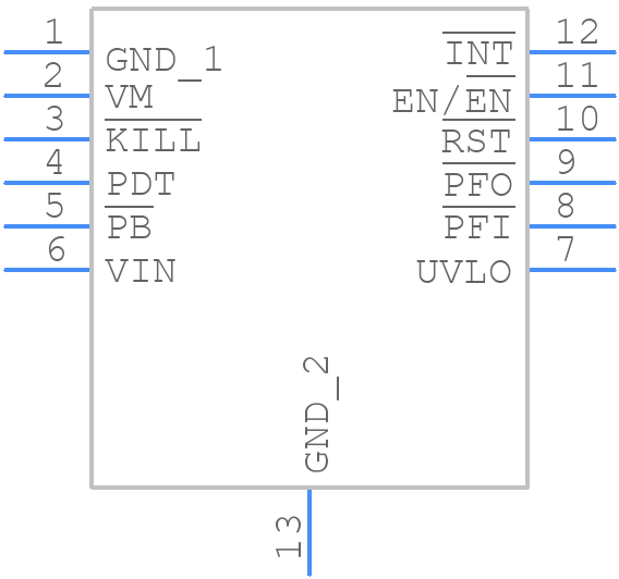 LTC2953CDD-1#PBF - Analog Devices - PCB symbol