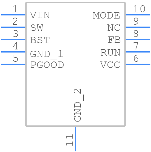 LTC3103EMSE#PBF - Analog Devices - PCB symbol