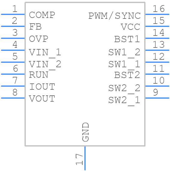 LTC3112EDHD#PBF - Analog Devices - PCB symbol
