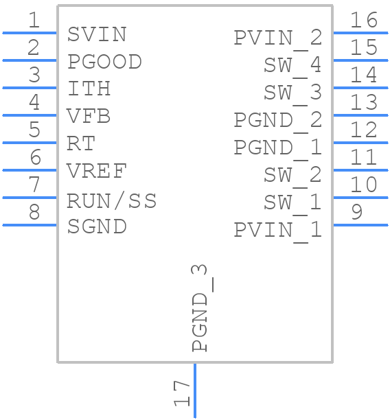 LTC3413IFE#PBF - Analog Devices - PCB symbol
