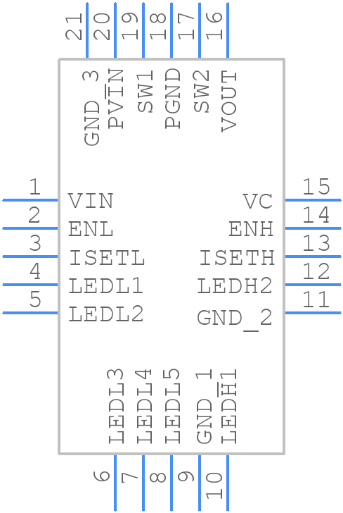 LTC3452EUF#PBF - Analog Devices - PCB symbol