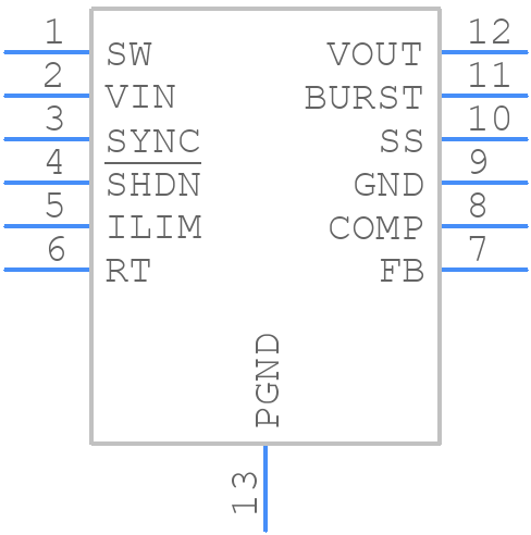 LTC3458EDE#PBF - Analog Devices - PCB symbol