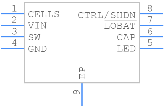 LTC3490EDD#PBF - Analog Devices - PCB symbol