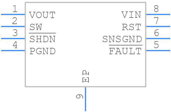 LTC3529EDCB#TRMPBF - Analog Devices - PCB symbol