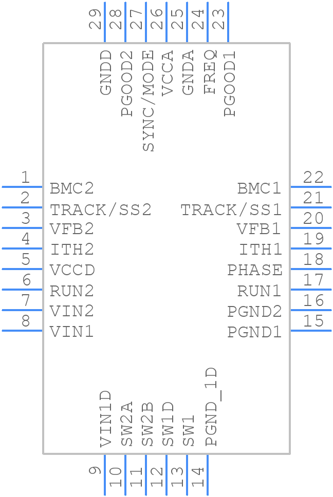 LTC3546EUFD#PBF - Analog Devices - PCB symbol