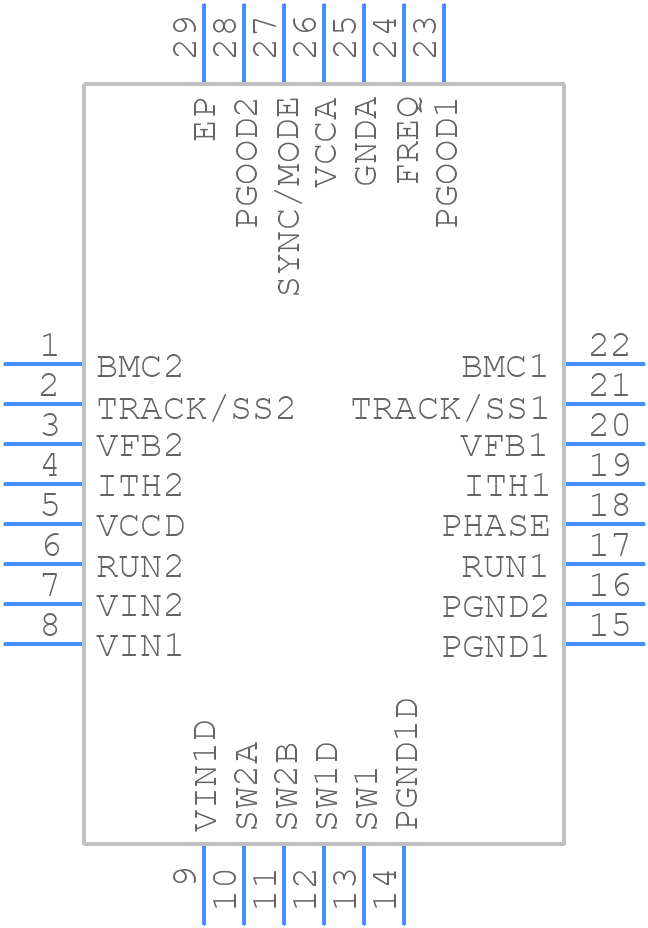 LTC3546IUFD#PBF - Analog Devices - PCB symbol