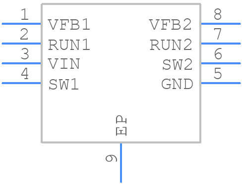 LTC3547EDDB#TRMPBF - Analog Devices - PCB symbol