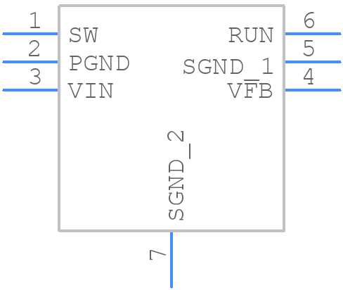 LTC3564EDCB#TRMPBF - Analog Devices - PCB symbol
