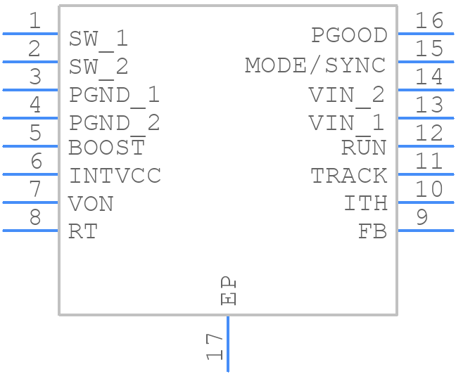 LTC3601IMSE#PBF - Analog Devices - PCB symbol