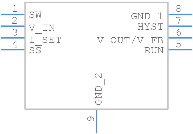 LTC3642IMS8E#PBF - Analog Devices - PCB symbol