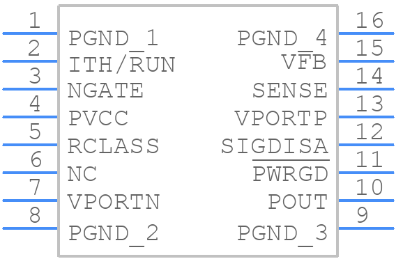 LTC4267IGN#PBF - Analog Devices - PCB symbol