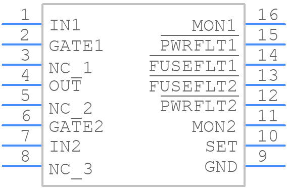 LTC4355CS#PBF - Analog Devices - PCB symbol