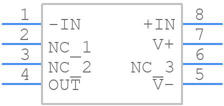 LTC6101HVAHMS8#PBF - Analog Devices - PCB symbol