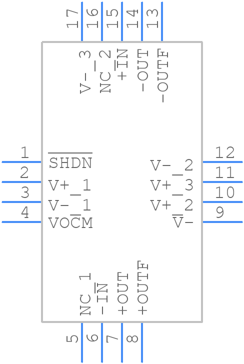 LTC6403IUD-1#PBF - Analog Devices - PCB symbol