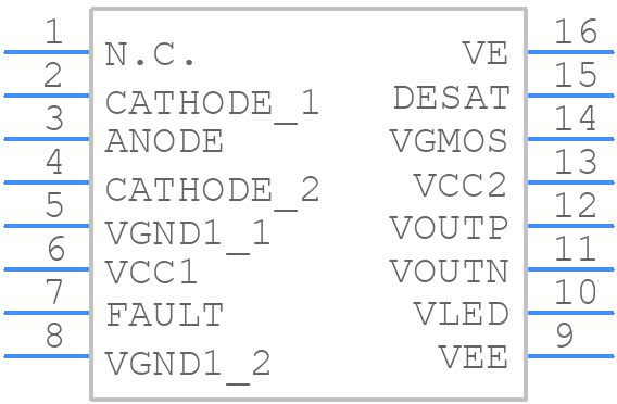 TLP5231(E - Toshiba - PCB symbol