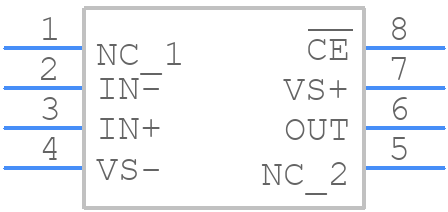 EL5108ISZ-T13 - Renesas Electronics - PCB symbol