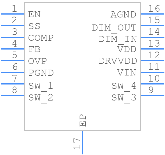 MIC3223YTSE - Microchip - PCB symbol